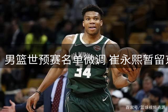 男篮世预赛名单微调 崔永熙暂留京康复